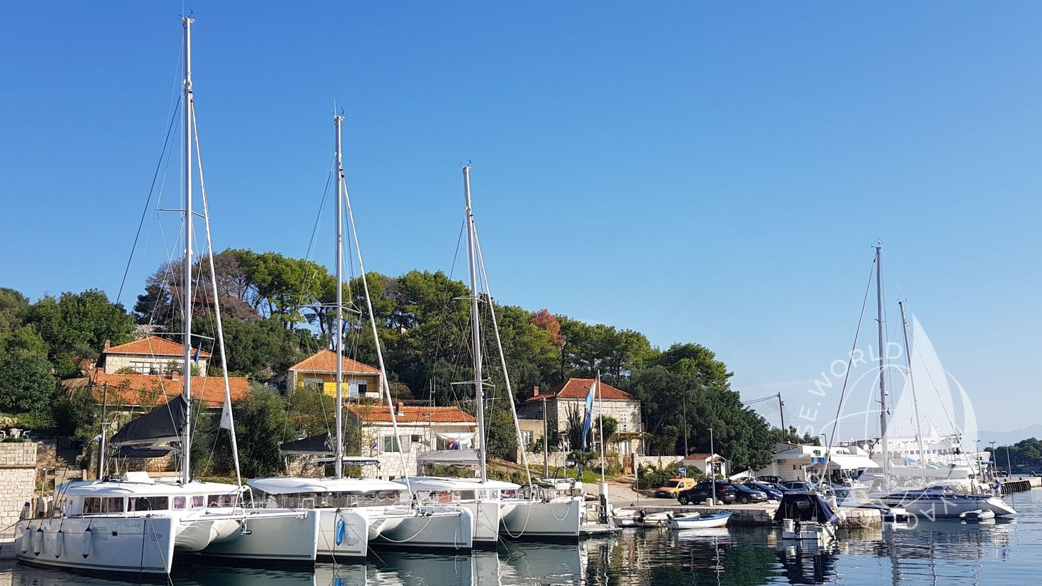Marina Rogač - catamarans (photo taken 2019)